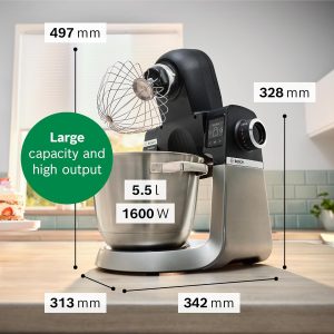 Bosch Stand Mixer Series 6 MUMS6ZM00G size