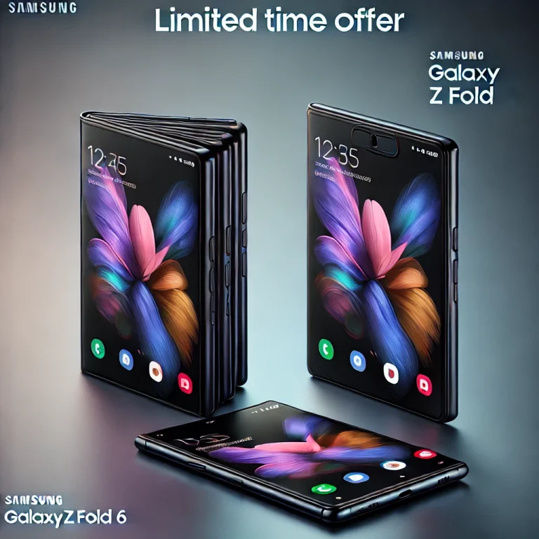 Samsung Galaxy Z Fold 6, 256GB, AI-Powered Smartphone, 31% Off Today
